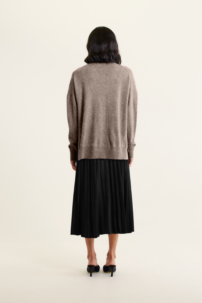 Iris Cashmere Crew Sweater In Magic