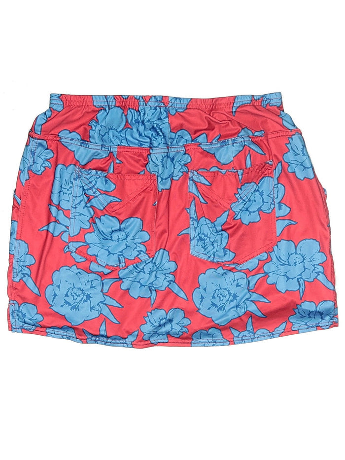 Jofit Red & Blue Floral Golf Skort Size M MSP$90