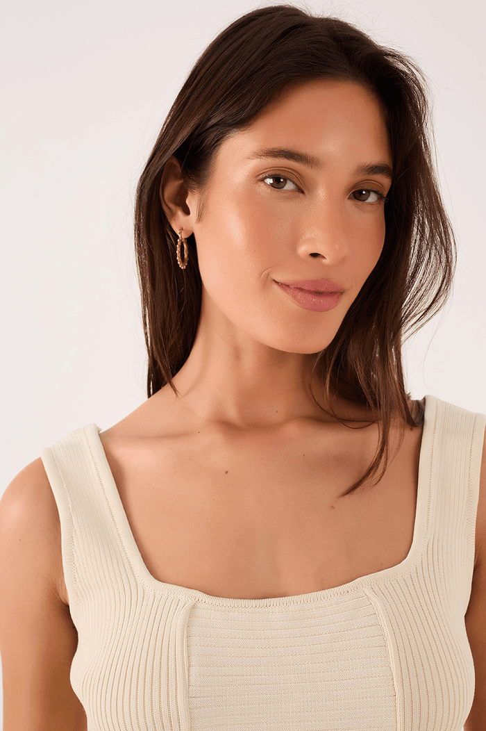 Knit Cutout Top