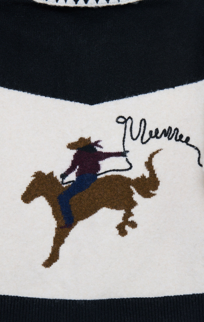 Little Los Almos Sweater ~ Horse Embroidered Knit