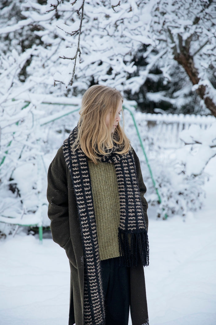 London Scarf Knitting Pattern