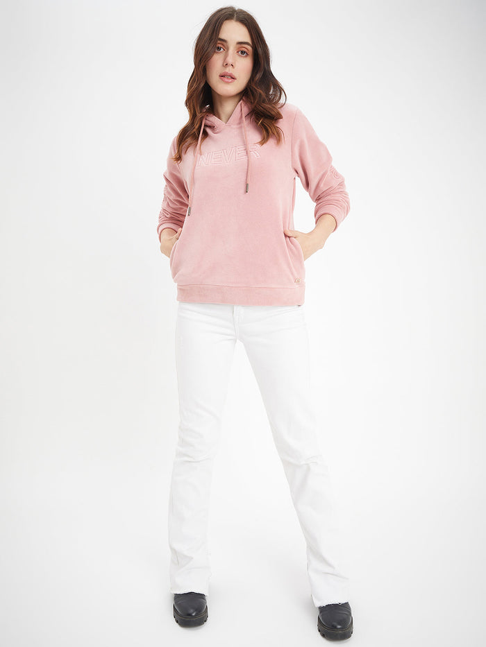 Madame Solid Blush Sweat-Shirt