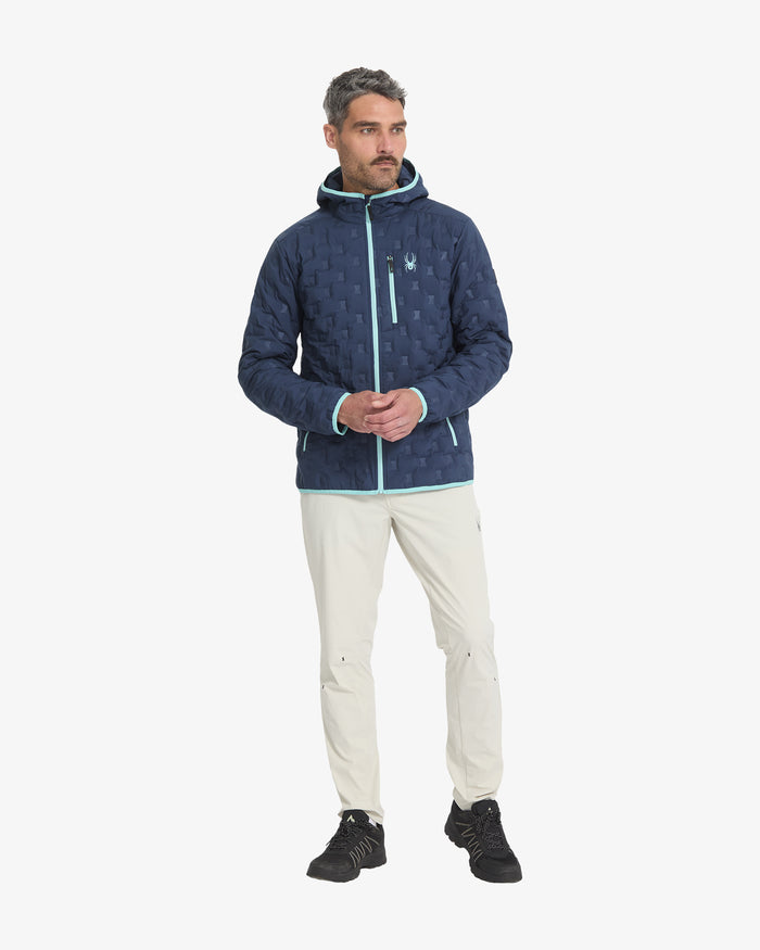 Men's Zenith Hooded Down Jacket - True Navy