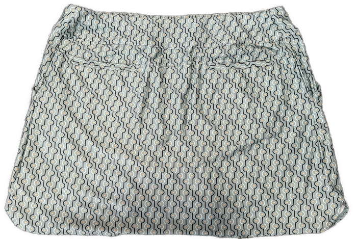 New Ahead Sage Print Performance Golf Skort Size XL MSP$76