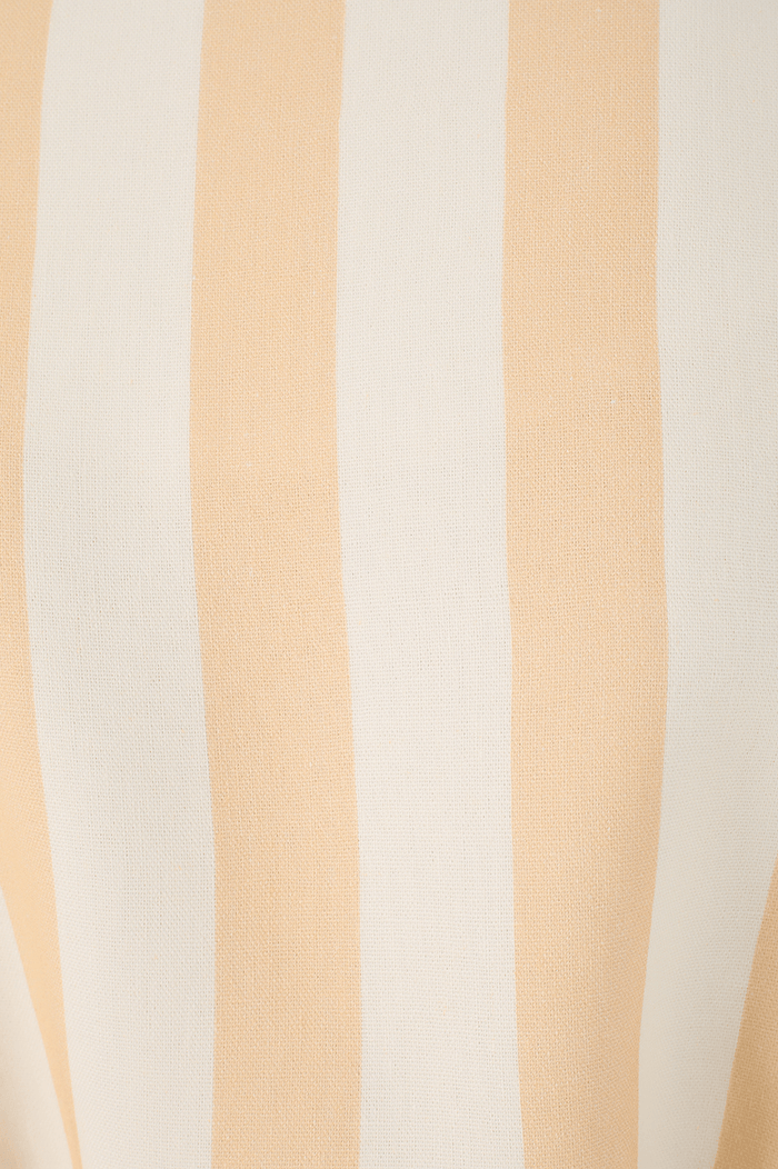 Oversized Horizonte Print Linen Vest_6