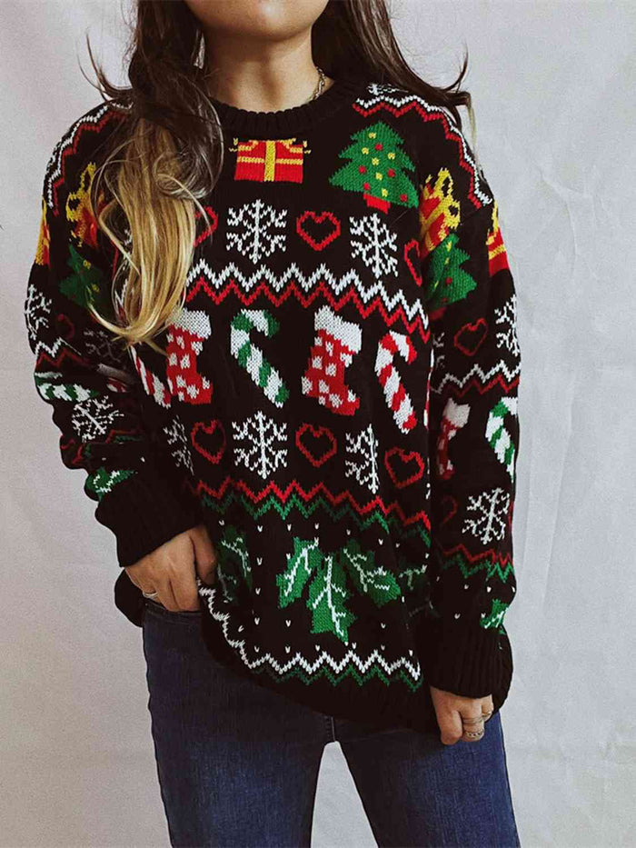 Christmas Element Sweater - Madikfashions.com