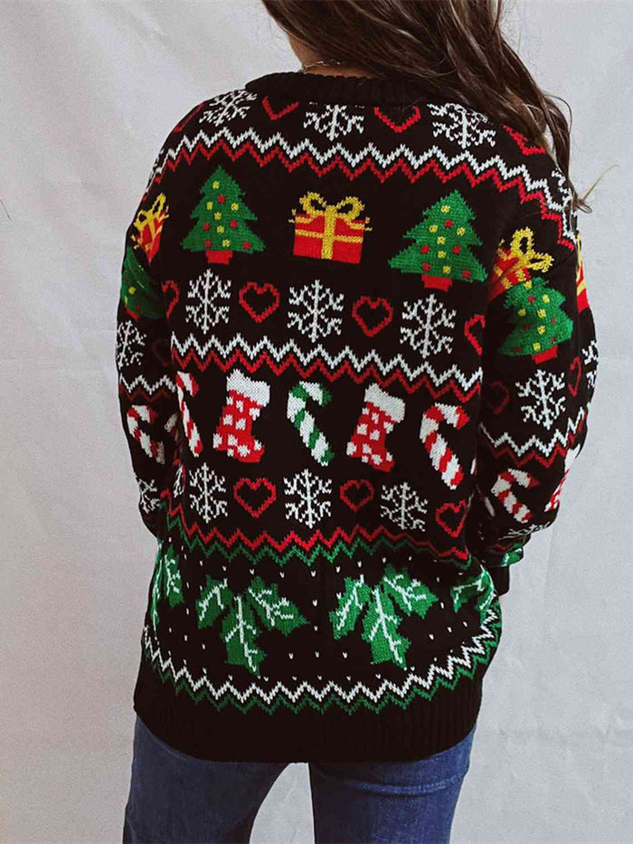 Christmas Element Sweater - Madikfashions.com