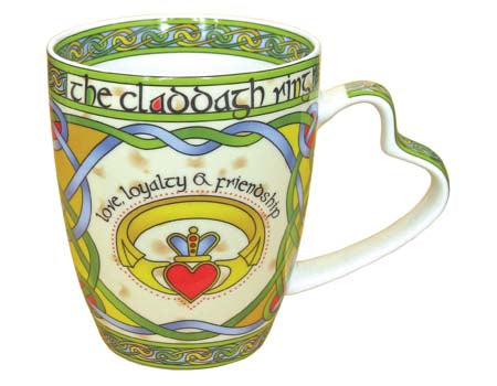 Claddagh Ring Bone China Mug