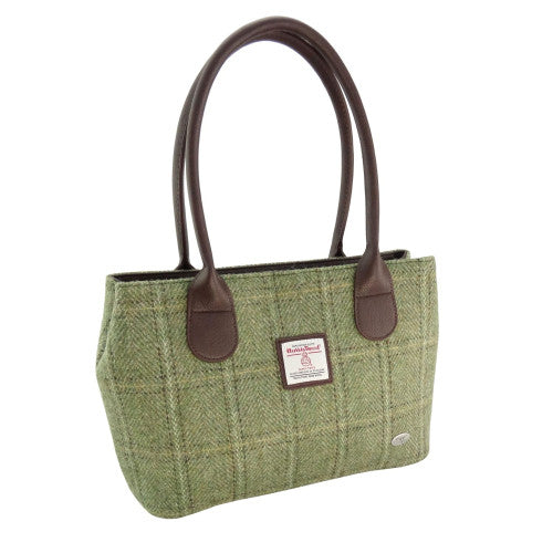 Green Herringbone with Overcheck - Glen Appin