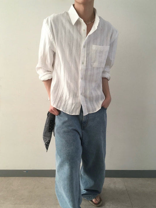 Drape Linen Shirt