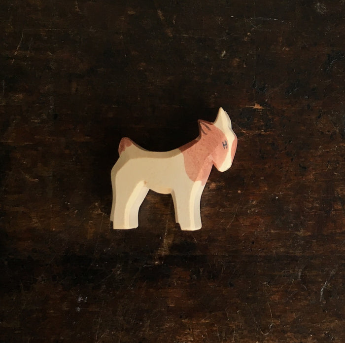 Handcrafted Wooden Kid Goat