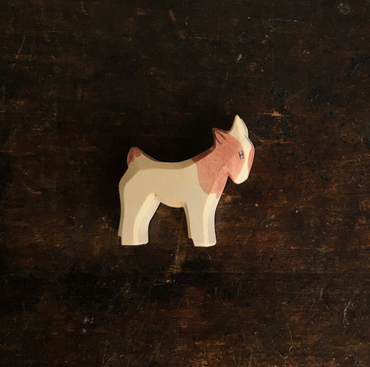 Handcrafted Wooden Kid Goat