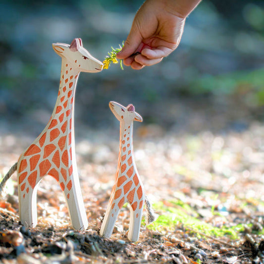 Handcrafted Wooden Large Giraffe
