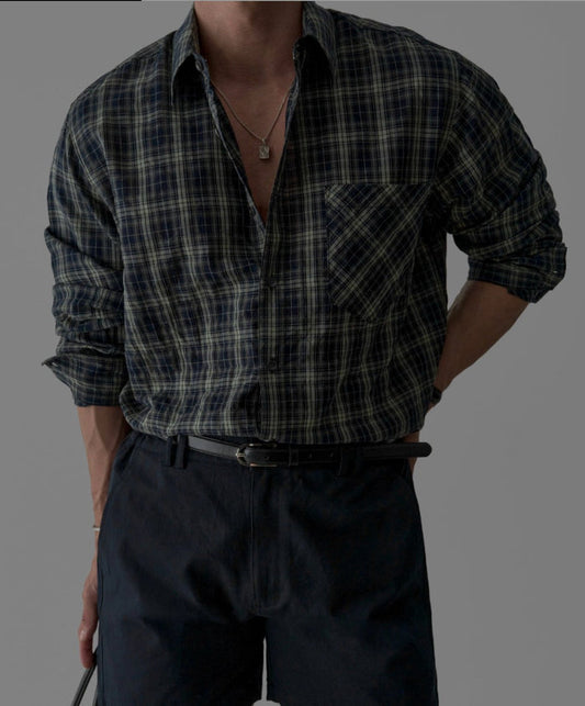 Hanna Plaid One Shirt