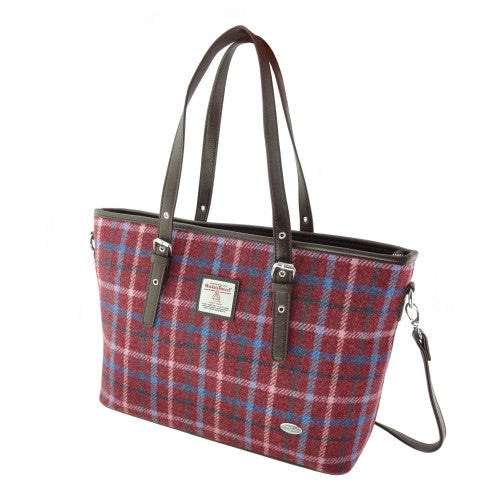 Rust Red with Green White and Blue Overcheck - Glen Appin