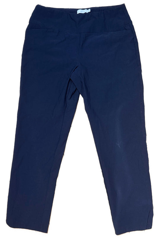 Lady Hagen Navy Stretch Golf Crop Pants Size XL