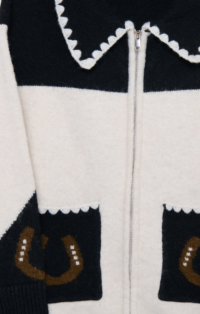 Little Los Almos Sweater ~ Horse Embroidered Knit
