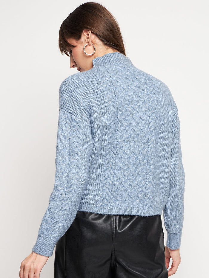 Madame Blue Knit Pullover