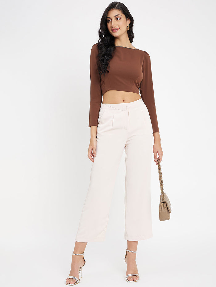 Madame Chocolate Crop Top