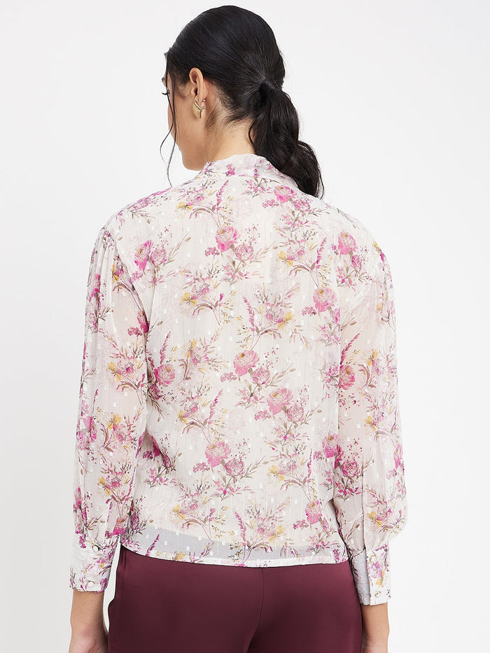 Madame Floral White Shirt