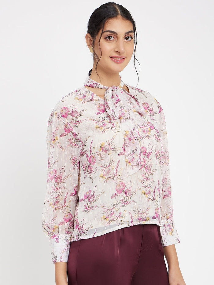 Madame Floral White Shirt