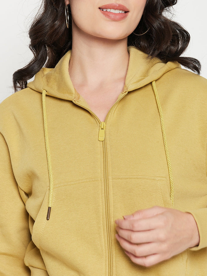 Madame Lime Hood Neck Sweatshirt