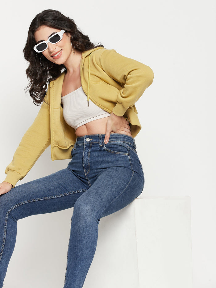 Madame Lime Hood Neck Sweatshirt