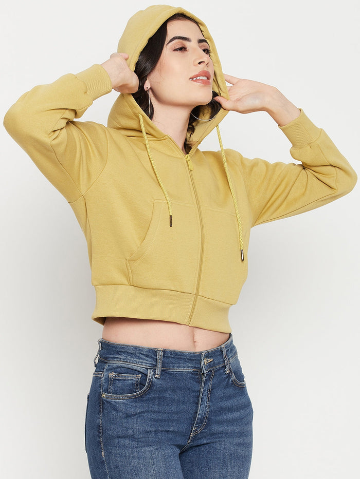Madame Lime Hood Neck Sweatshirt