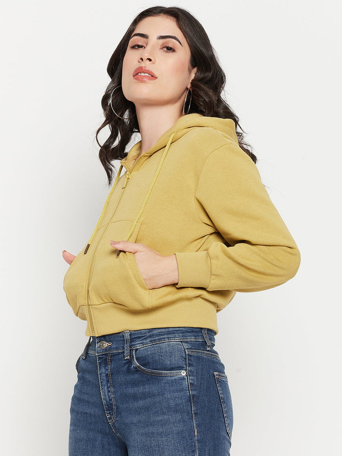 Madame Lime Hood Neck Sweatshirt