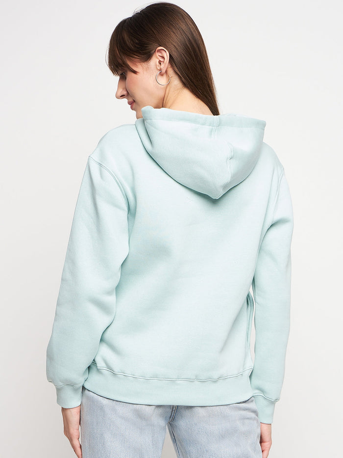 Madame Mint Graphic Hood Neck Sweatshirt
