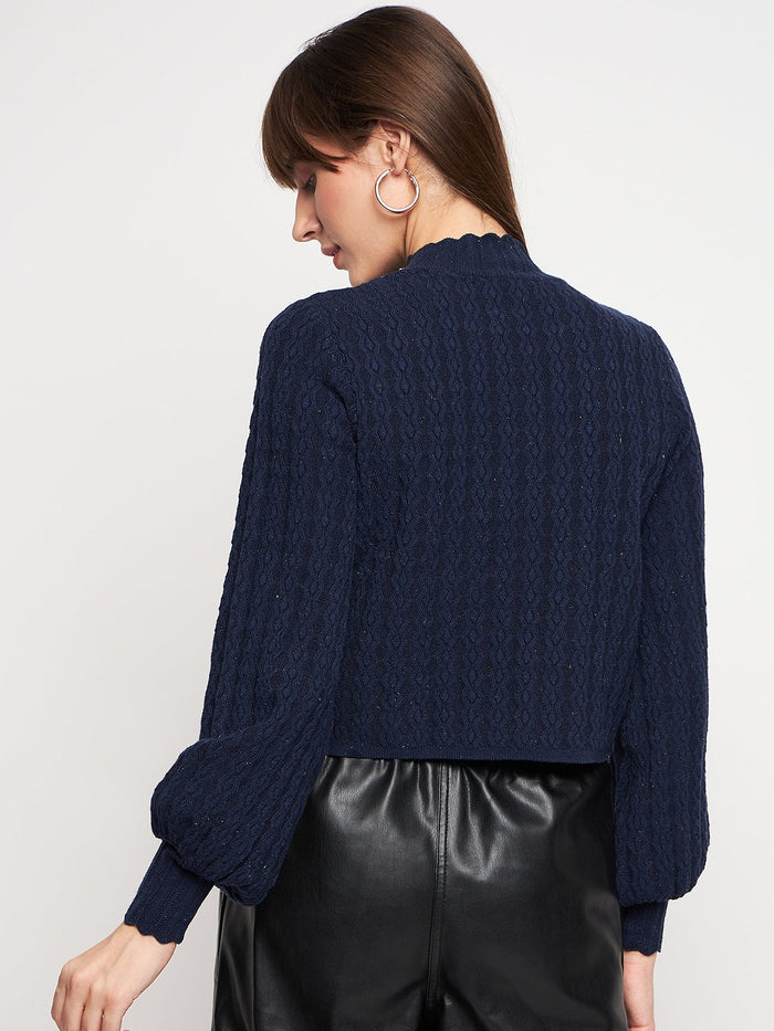 Madame Navy Pull-On Sweater