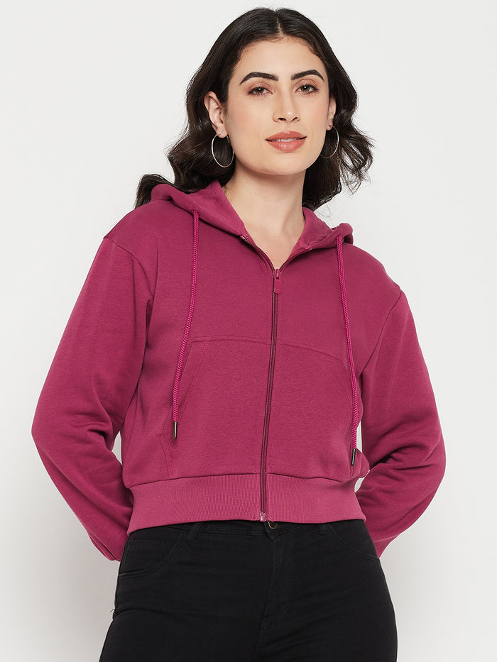 Madame Plum Hood Neck Sweatshirt