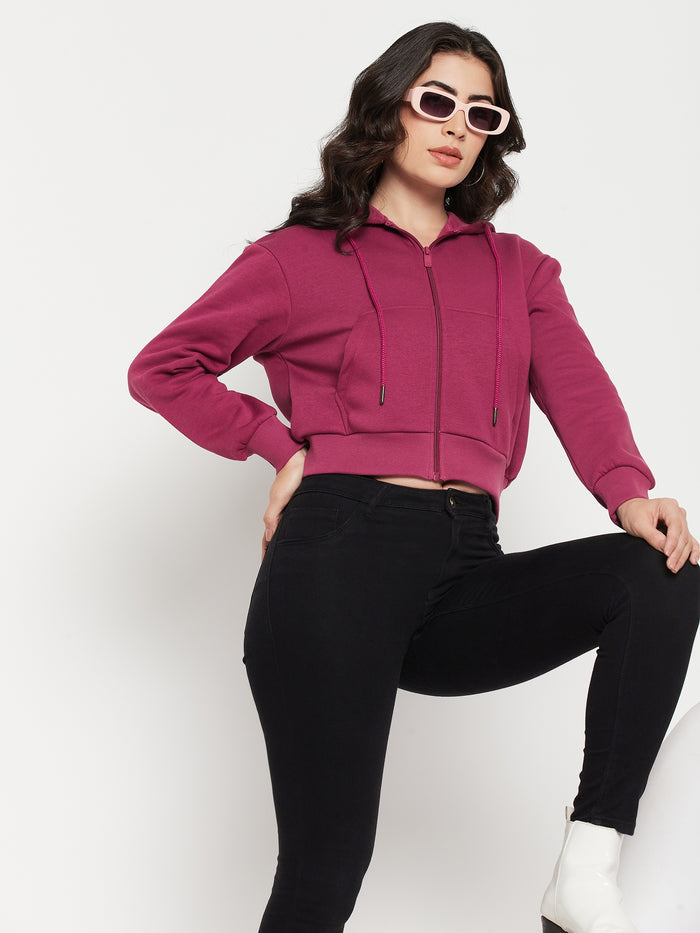 Madame Plum Hood Neck Sweatshirt