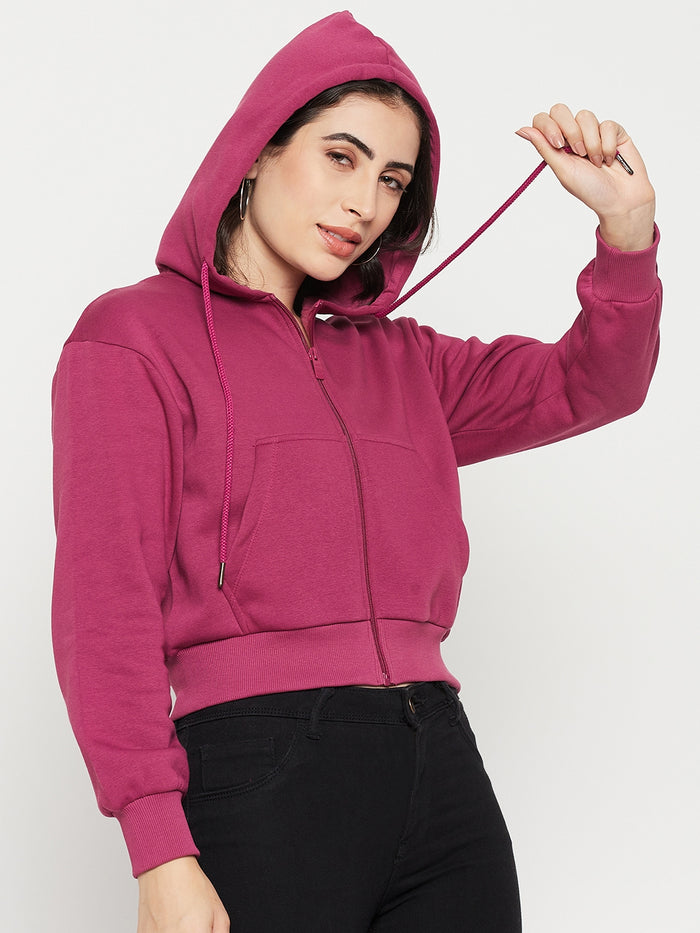 Madame Plum Hood Neck Sweatshirt