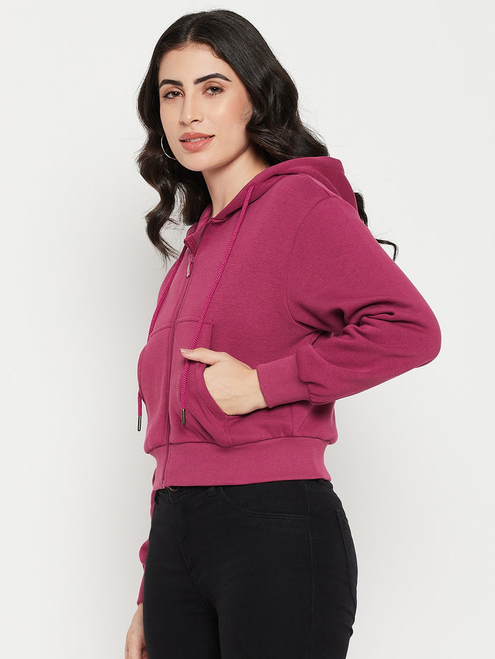 Madame Plum Hood Neck Sweatshirt