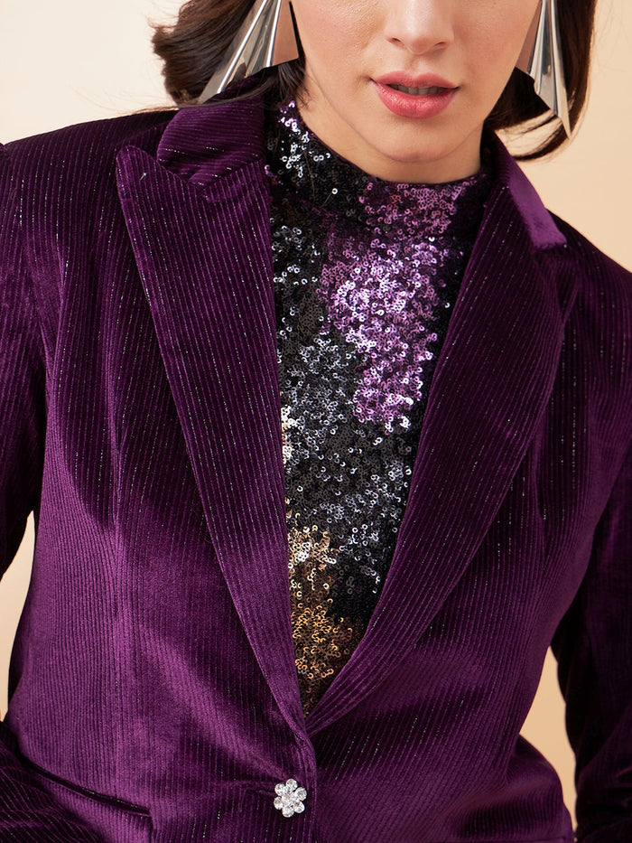 Madame Purple Blazer