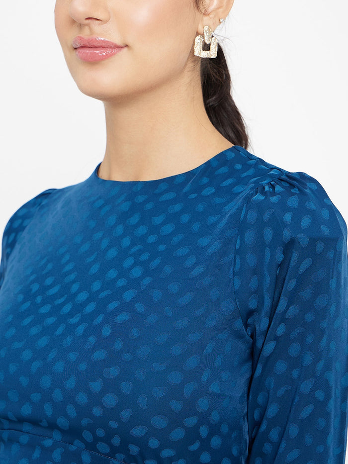 Madame Teal Crop Top