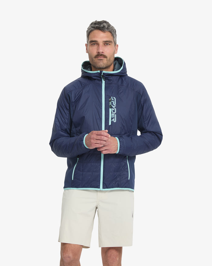 Men's Glissade Hooded Jacket - True Navy
