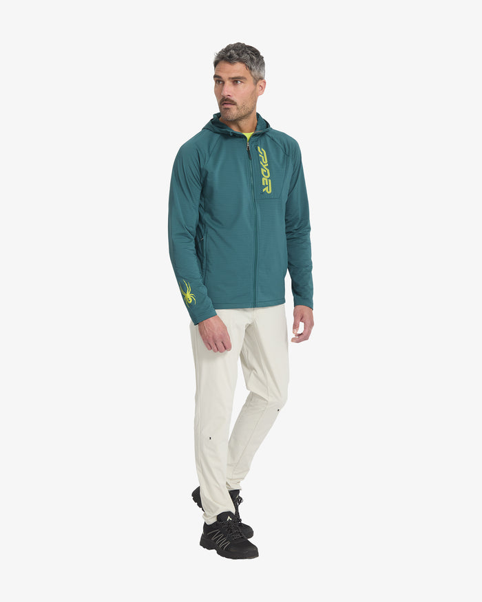 Men's GridWeb™ Fleece Hoodie - Petrol