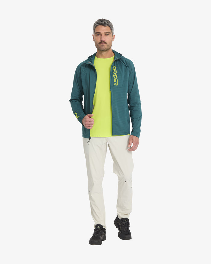 Men's GridWeb™ Fleece Hoodie - Petrol