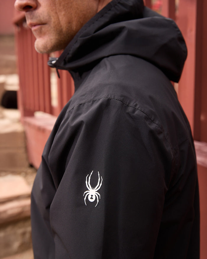Men's Mountain Mist Rain Jacket - Black