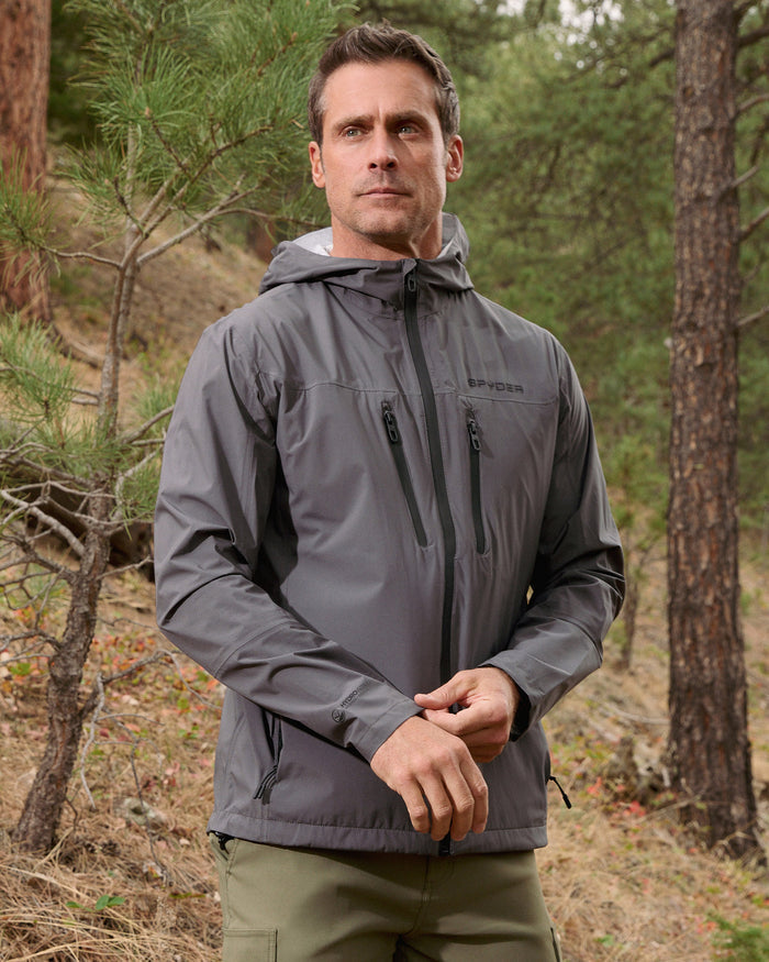 Men's Overcast Rain Jacket - Polar