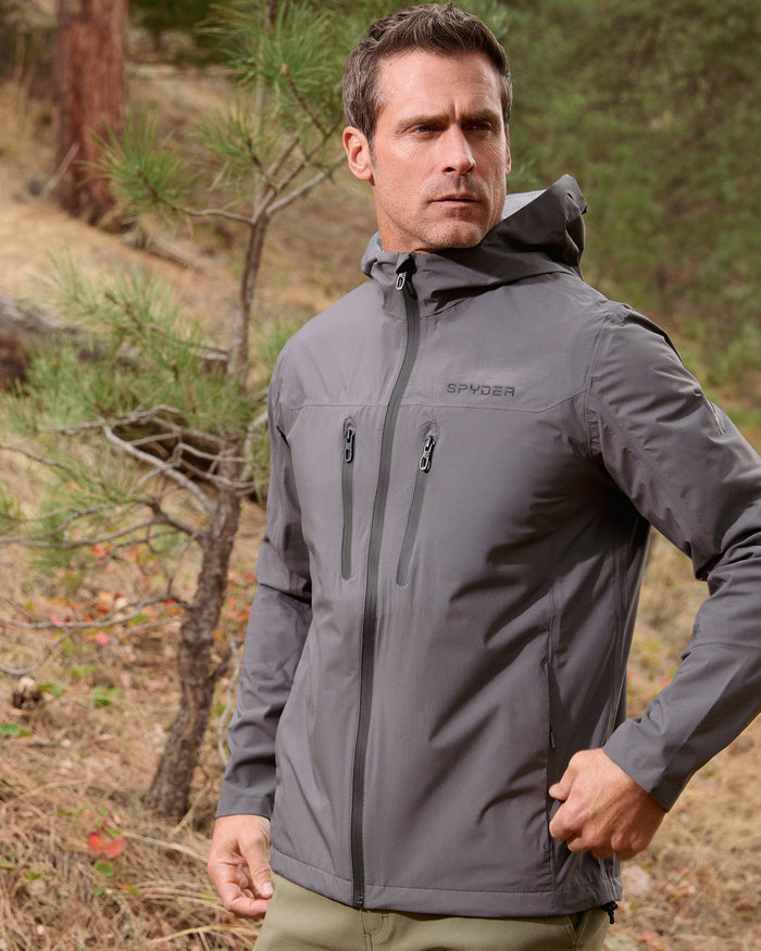 Men's Overcast Rain Jacket - Polar