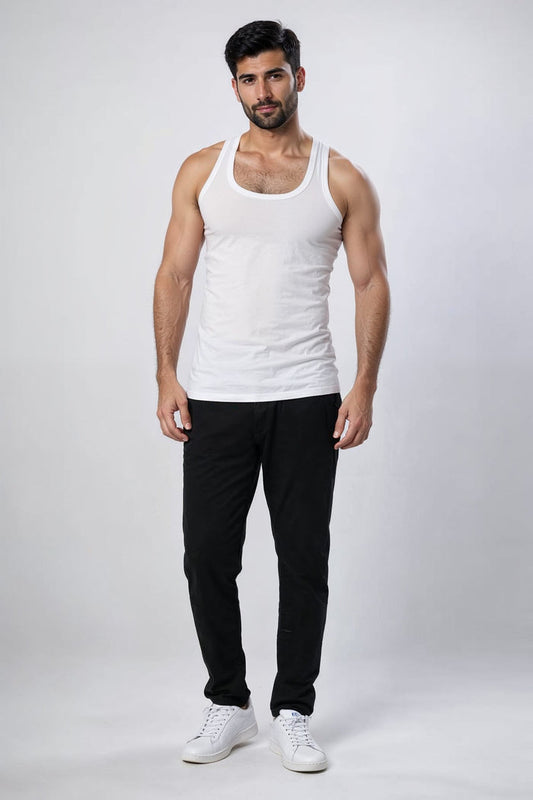 Mens Premium Summer Vest Sleeveless - 786 - Hinz Clothing