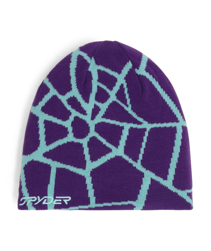 Men's Reversible Web Beanie - Glacier Blue