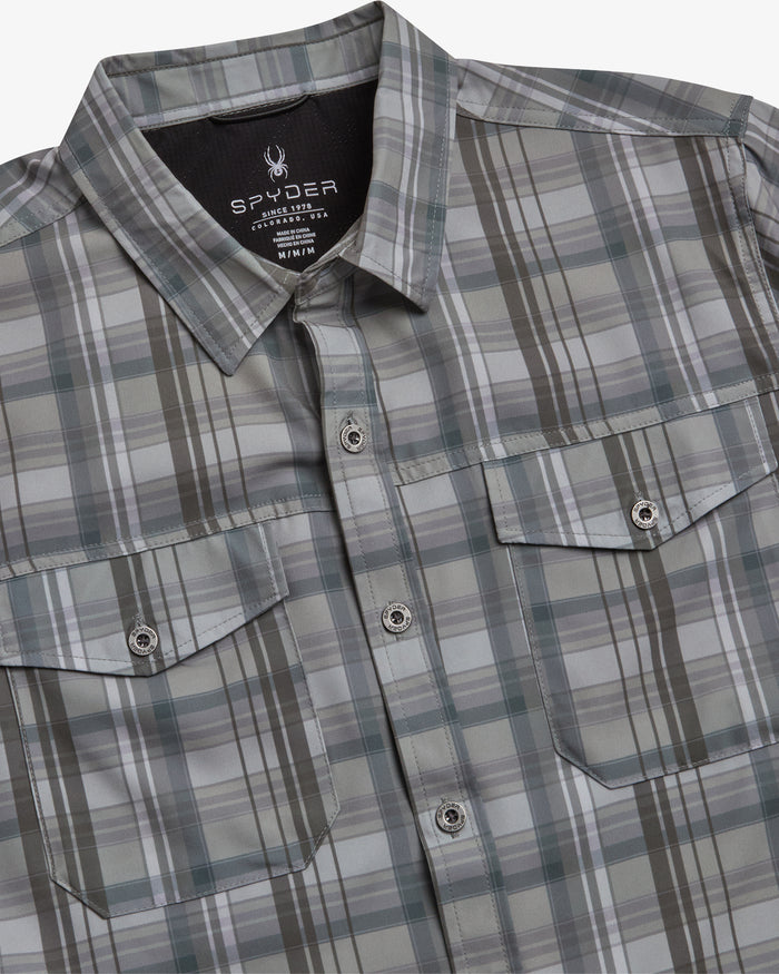 Men's Seaside Collared Shirt - Olive