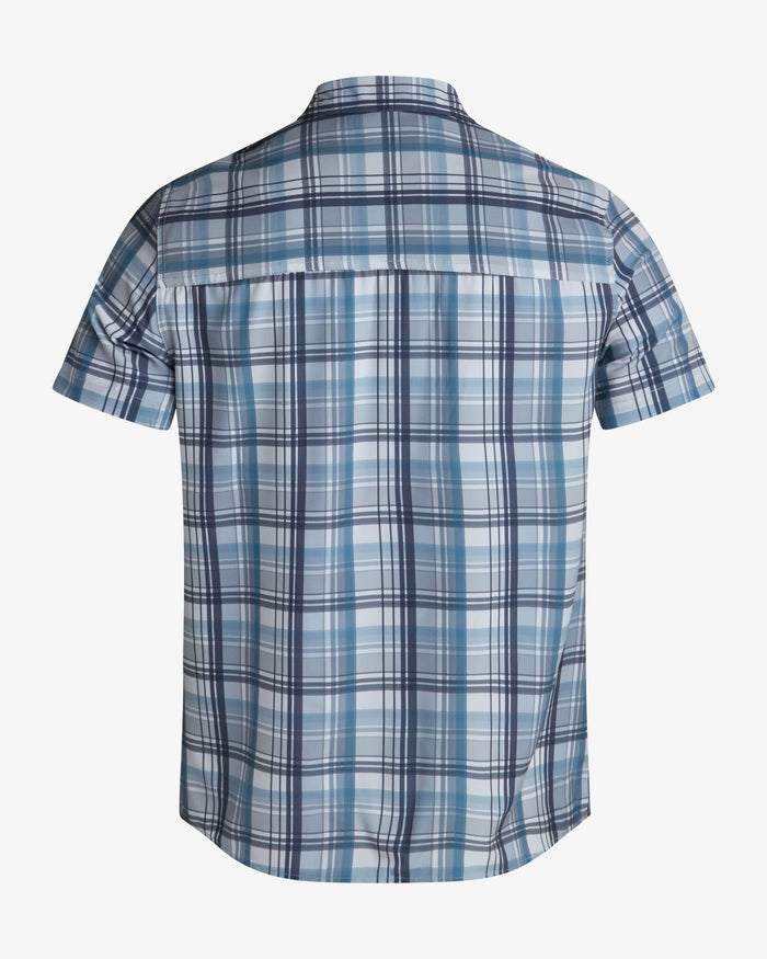 Men's Seaside Collared Shirt - Steel Grey