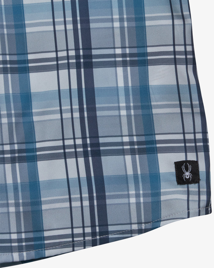 Men's Seaside Collared Shirt - Steel Grey