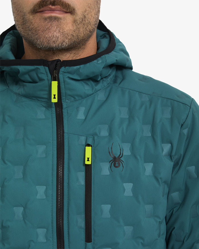Men's Zenith Hooded Down Jacket - Petrol