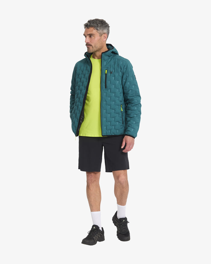 Men's Zenith Hooded Down Jacket - Petrol